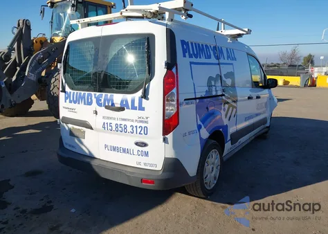 2014 Ford Transit Connect Xlt z USA, uszkodzony, nr VIN NM0LS7F79E1142835